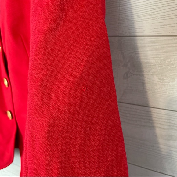 Talbots Red Blazer Size 16 NWT - Picture 7 of 8
